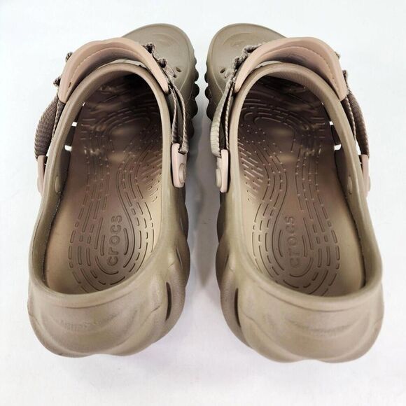 CROCS SALEHE BEMBURY POLLEX CLOG US 11 MEN'S TAN BROWN SLIP-ON SHOES - Picture 7 of 10